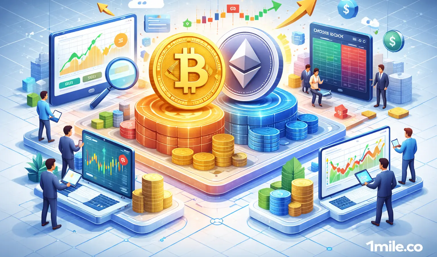 How cryptocurrency prices are formed