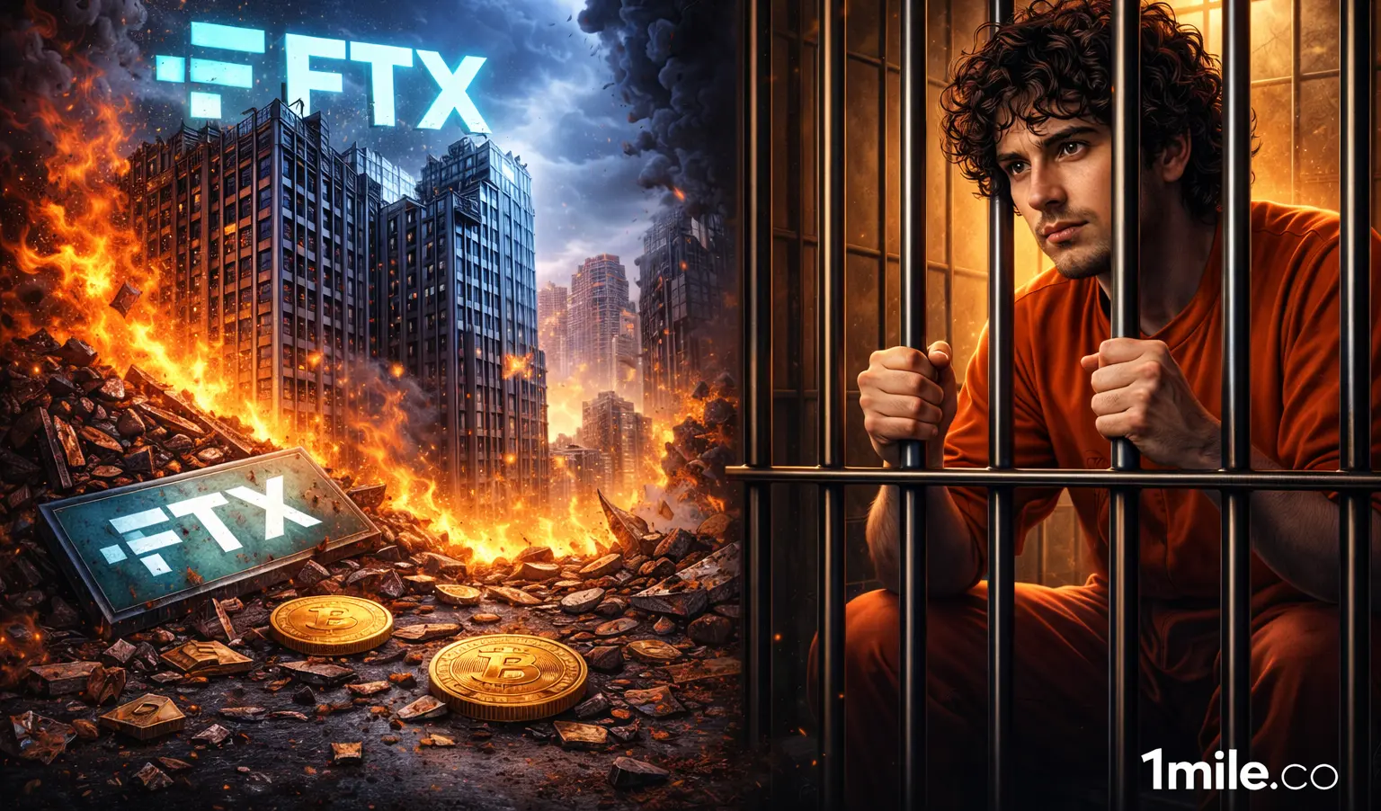 Wypadek na FTX i „król kryptowalut” w więzieniu