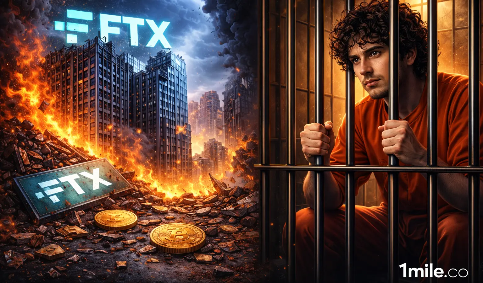 La caída de FTX y el "rey de las criptomonedas" en la cárcel
